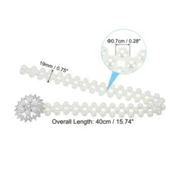 Unique Bargains Home Decor Convenient Elastic Drape Tie Backs 2 Pcs