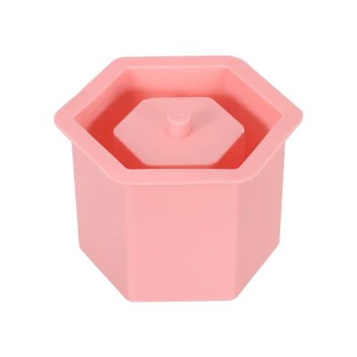 Unique Bargains DIY Hexagon Silicone Flower Pot 1 Pc - Image 6