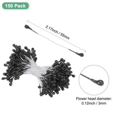 Unique Bargains Artificial Craft DIY Wedding Floral Arrangements Flower Stamen Kit 150 Pcs - Image 2