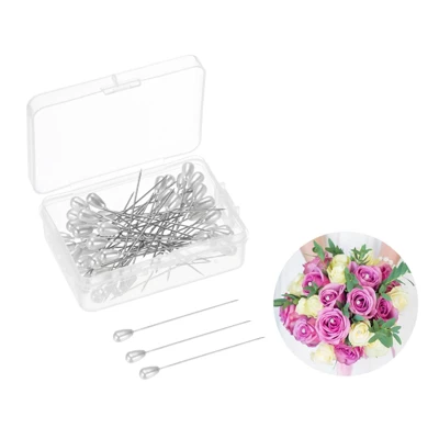 Unique Bargains Stainless Steel Teardrop Pearl Multipurpose Straight Pins - Image 6