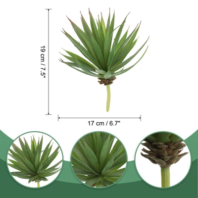 Unique Bargains Realistic Look Low Maintenance Real Touch Artificial Succulent