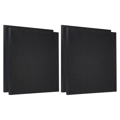 Unique Bargains Painting Blank Art Canvas Board 4 Pcs Black - Image 6