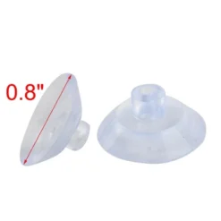 Unique Bargains Home Rubber Anti-Collision Protector Table Desk Glass Hanger Pads Suction Cups 20 Pcs