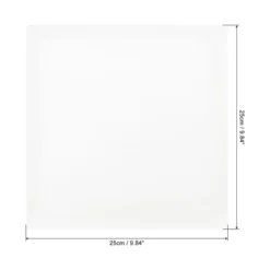 Unique Bargains Painting Canvas Panels Blank Art Board 3 Pcs White