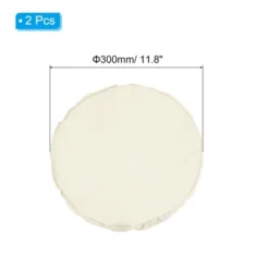 Unique Bargains Round Washable Elastic Bar Stool Cover For Dia 12"-14" Chair 2 Pcs