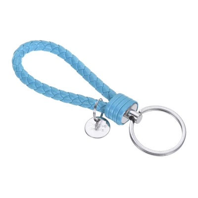 Unique Bargains Braided PU Leather Keychain With Stainless Steel Key Ring - Image 19