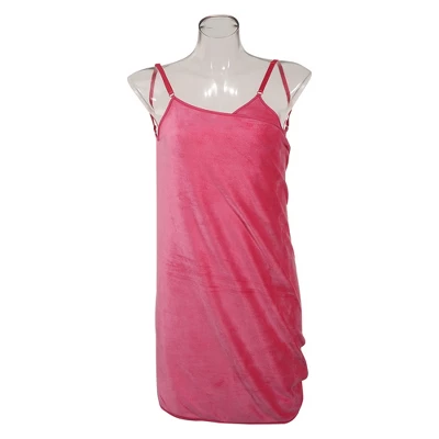 Unique Bargains Women's Adjustable Shower Wrap Towel