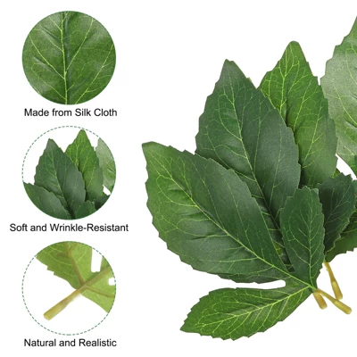 Unique Bargains Artificial Greenery Decoration Wedding Supplies DIY Crafts Artificial Flowers 40 Pcs - Image 3