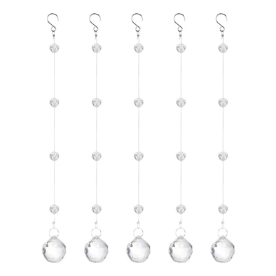 Unique Bargains Acrylic Pineapple Bead Crystal Garland Strands For Decor 10 Pcs - Image 6