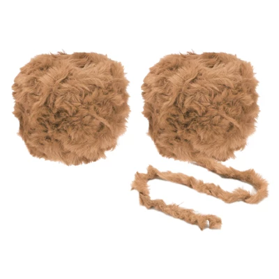 Unique Bargains Craft Kits For Blanket Scarf Hat Faux Fur Chunky Yarn 70 Yards 2 Skeins - Image 7