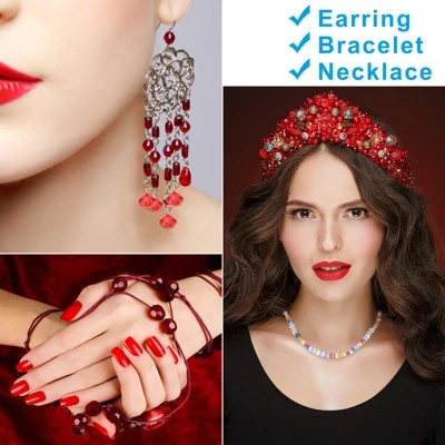 Unique Bargains Jewelry Making Craft Embellishments DIY Rondelle Beads - Image 4