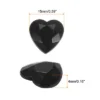 Unique Bargains Acrylic Flat Back Heart Face Painting Jewelry Rhinestone 60 Pcs