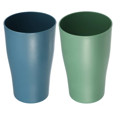 Unique Bargains Bathroom Toothbrush Tumblers Kit PP Cups For Bathroom 4.92''x3.03'' 2pcs - Image 7