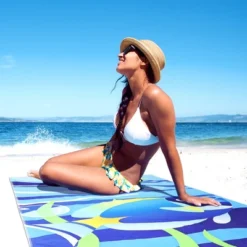 Unique Bargains Quick Drying Lightweight Swimming Travel Beach Towel 28" X 56"