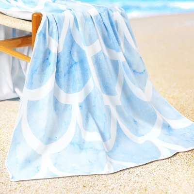 Unique Bargains Quick Drying Microfiber Lightweight Beach Towel 32" X 64" - Image 3