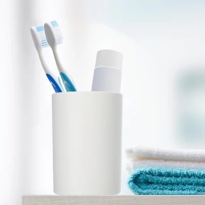 Unique Bargains Bathroom Toothbrush Tumblers PP Cup For Bathroom Kitchen 4.72''x2.91''