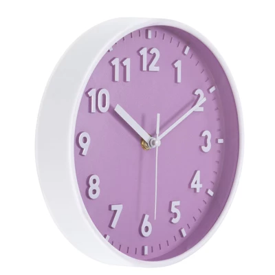 Unique Bargains Battery Operated Silent Non-Ticking 3D Number Quartz Wall Clock 8" - Image 8