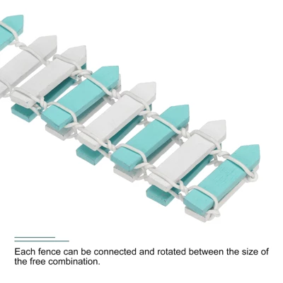 Unique Bargains Wood Decorative DIY Miniature Fence - Image 3