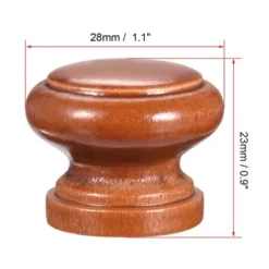 Unique Bargains Wood DIY Corrosion-Resistant Dressing Table Cabinet Knobs 5 Pcs