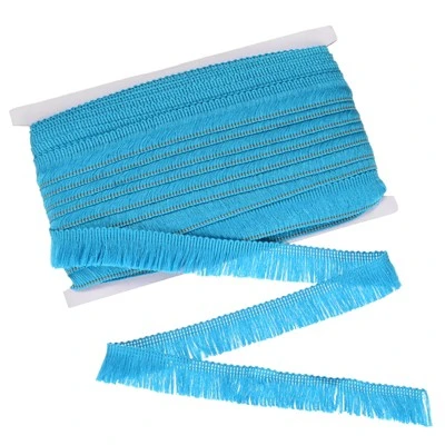 Unique Bargains Polyester Boho Durable Multipurpose Tassel Fringe Trim 27 Yards 1 Inch 1 Pc - Image 15