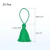 Unique Bargains Cotton Mini Hanging Loop DIY Functional Bookmark Tassels 20 Pcs