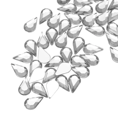 Unique Bargains Flat Back Artificial Rhinestones For Wedding DIY Crafts Party 200 Pcs - Image 3