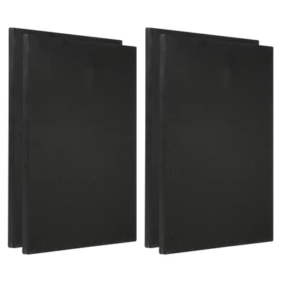 Unique Bargains Painting Blank Art Canvas Board 4 Pcs Black - Image 7