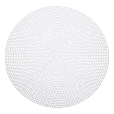 Unique Bargains 13 Count Round Needlepoint Blank Mesh Canvas Sheet For Embroidery Knit 10 Pcs - Image 5