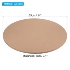 Unique Bargains Wooden Resistance To Warping Cracking Round Pottery Wheel Bat