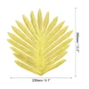 Unique Bargains Artificial Lifelike Home Decor Durable Palm Leaves 12 Pcs