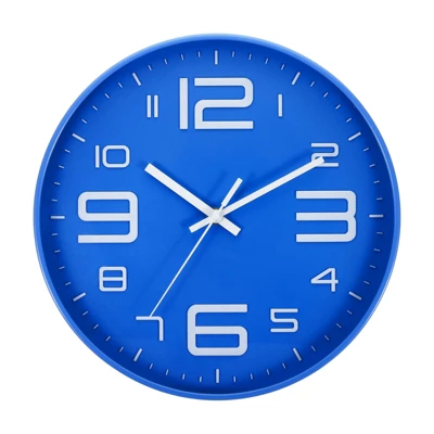 Unique Bargains Decorative Silent Non-Ticking Sweep Movement 3D Numbers Wall Clock 12 Inch - Image 7