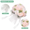 Unique Bargains Wedding Artificial Durable Home Decor Artificial Flower Bouquet 1 Pc