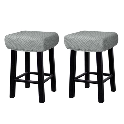 Unique Bargains Soft Thick Anti-Wrinkle Rectangle Polyester Saddle Seat Stool Covers 2 Pcs - Image 13
