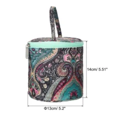 Unique Bargains Portable Crochet Knitting Sewing Craft Yarn Storage Bag Mix Color 5.12" X 5.51"