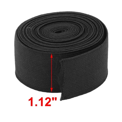 Unique Bargains Tailor Polyester Springy Stretchy Knitting Sewing Elastic Band 2.73 Yards Black - Image 3