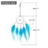 Unique Bargains Small Handmade Macrame Dream Catchers For Home Decoration 2 Pcs