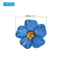 Unique Bargains Hawaiian DIY Decorative Party Artificial Flower 10 Pcs
