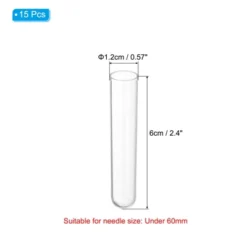 Unique Bargains Plastic Portable Sewing Needle Storage Holders 15 Pcs