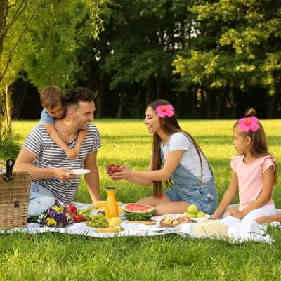 Unique Bargains Hawaiian Artificial DIY Foam Flowers 16 Pcs - Image 2