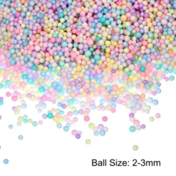 Unique Bargains Lightweight Buoyant Soft Elastic Wedding Party Foam Beads