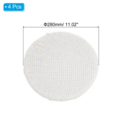 Unique Bargains 11" Round Washable Bar Stool Cover For Diameter 11"-16" Chair 4 Pcs