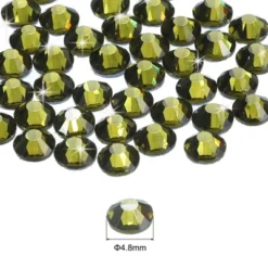 Unique Bargains DIY Hotfix Rhinestones Flatback Crystal Glass Gems 1440 Pcs