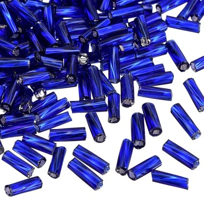 Unique Bargains Mini Smooth Loose Glass Bugle Beads For DIY Earrings Necklaces Making 1200 Pcs - Image 6