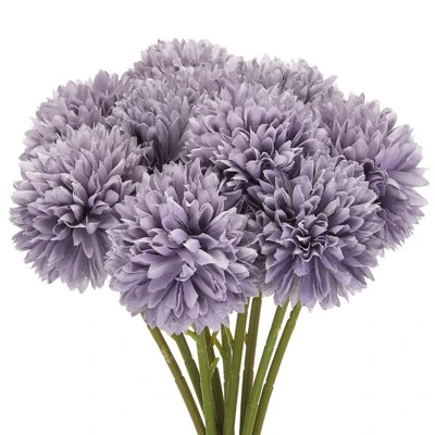 Unique Bargains Silk Chrysanthemum Faux Artificial Flower For DIY Craft Wedding Decoration 10 Pcs - Image 9