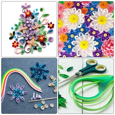 Unique Bargains Smooth Surface DIY Craft Activity Kits Quilling Paper Strips 180 Pcs - Image 3