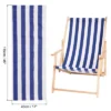 Unique Bargains Beach Sling Chair Replacement Canvas 17 X 45 Inch 1 Pc