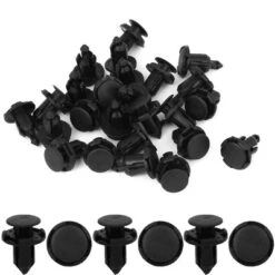 Unique Bargains Nylon Rivet Fastener Fender Retainer Push Clips MR200300 9mm For Honda