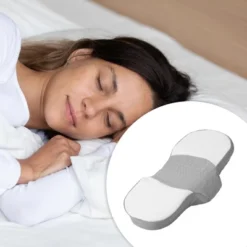 Unique Bargains Neck And Shoulder Pain Ease Home Sleeping Bed Polyester Cotton Memory Foam Pillow 1 Pc