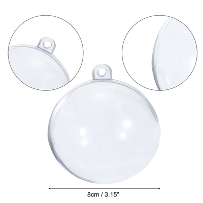 Unique Bargains Smooth Lightweight Party Decoration Acrylic Ornaments Balls 12 Pcs