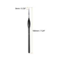 Unique Bargains Detail Nylon Hair Miniature Painting Brush 5 Pcs